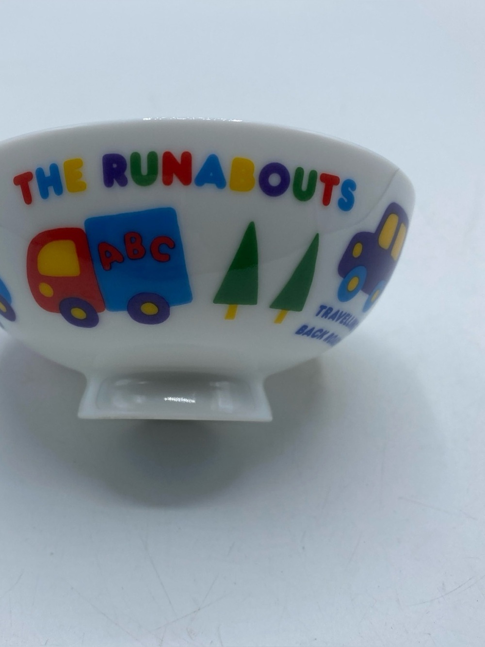 Vintage Runabouts Sanrio Cup Rice Bowl Soup  Hello Kitty Car Truck Travel Kawaii
